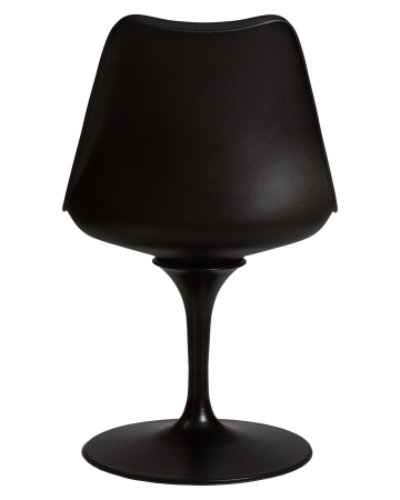 Стул обеденный TULIP черное основание, черный B-03