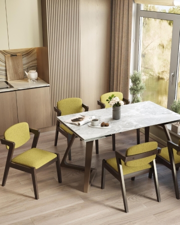 Стул обеденный VIVA оливковый 2 шт.