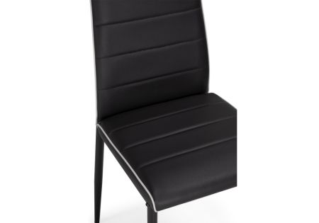 Стул DC2-001 черный, белый