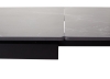 Стол FORIO 160 MATT BLACK MARBLE SINTERED STONE, BLACK