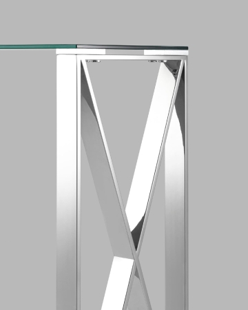 Консоль КРОСС 115*30 серебро