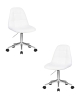 Набор 2 шт Офисное кресло для персонала MONTY, белый