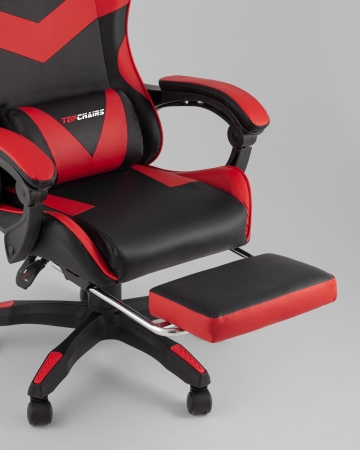 Кресло спортивное TopChairs MG-7019 черно-красный фото в интернет-магазине Stoolmarket