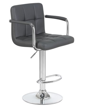 Стул барный KRUGER ARM серый