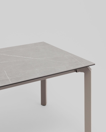 Стол обеденный Varden раскладной 160-220*90 см керамика серый