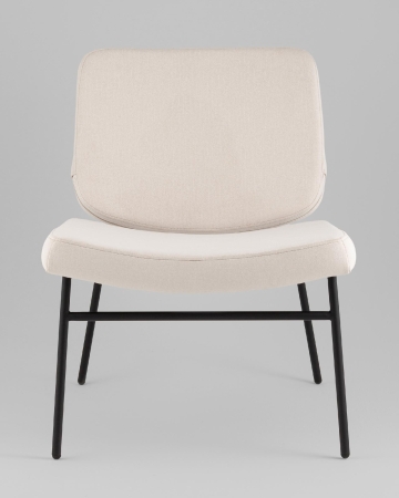 Кресло Эбигейл велюр молочный