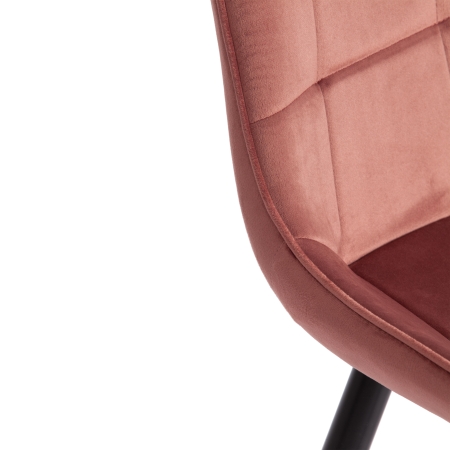 Стул ABRUZZO (mod. 8060) коралловый, черный