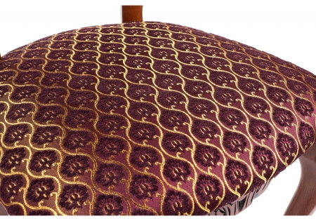 Стул деревянный Adriano 2 темное дерево вишня с патиной