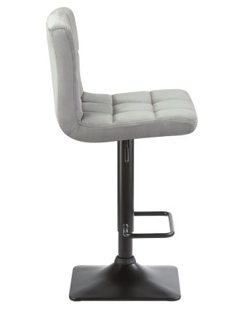 Стул барный DOMINIC серый велюр MJ9-75