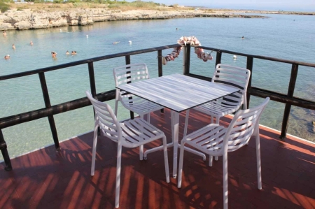 Стул пластиковый Doga Bistrot пластик, белый Стул пластиковый Doga Bistrot пластик, белый