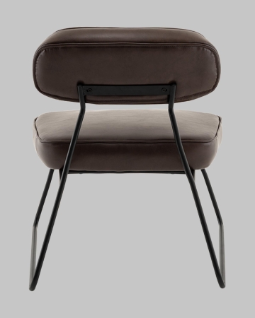 Кресло Kate new ткань экокожа коричневый