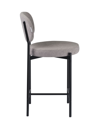 Стул полубарный MASO букле серый MOSS 960
