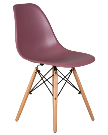 Стул обеденный DSW ножки светлый бук, пыльная роза NX-P-11