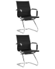 Кресло для посетителей Visit TopChairs черное 2 шт.