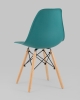 Стул Eames Style DSW темно-бирюзовый (разборный каркас)