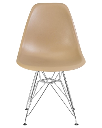 Набор 4 шт Стул обеденный DSR, ножки хром бежевый (GR-03)