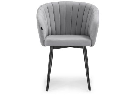 Стул на металлокаркасе Моншау велюр velutto 52, черный