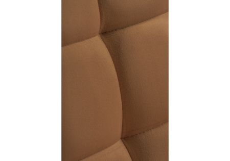 Стул на металлокаркасе Челси кирпичный, черный