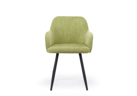 Стул на металлокаркасе Инфини 360 зеленый (ocean 013), черный