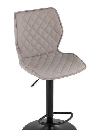 Стул барный Dome экокожа серый