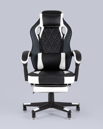Кресло игровое Virage TopChairs черно-белое