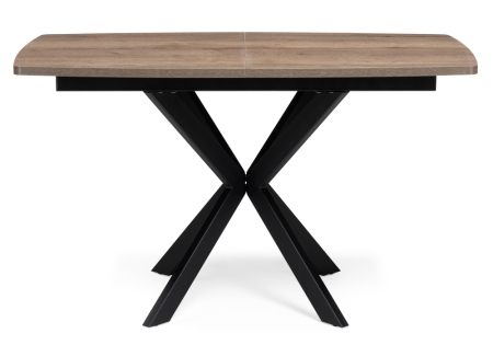 Стол деревянный Палу дуб галифакс табак, черный