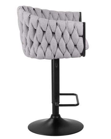 Стул барный LEON серая ткань LAR 275-17