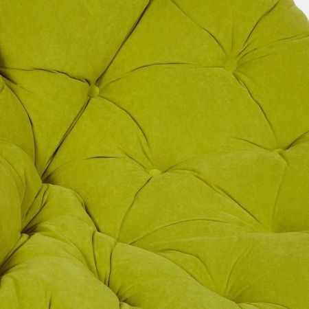 Кресло-качалка "PAPASAN" w 23 и 01 B с подушкой, орех, флок олива, 23