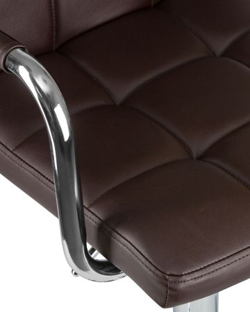 Стул барный KRUGER ARM коричневый