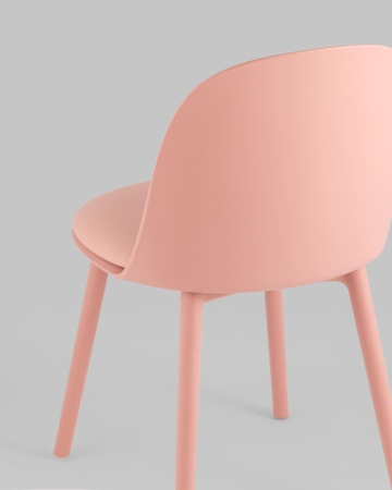 Стул Fog с подушкой пластик пыльно-розовый Стул Fog с подушкой пластик пыльно-розовый