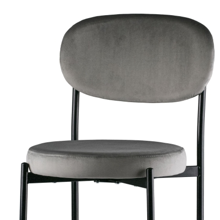 Стул Maso велюр серый