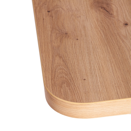 Стол обеденный VOX раздвижной, ЛДСП, дуб артисан, графит