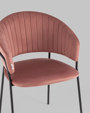 Стул Бруно ткань пыльно-розовый