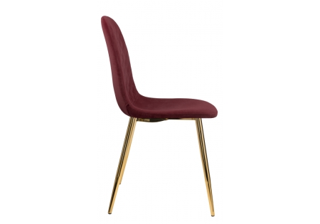 Стул на металлокаркасе Dabl красное вино