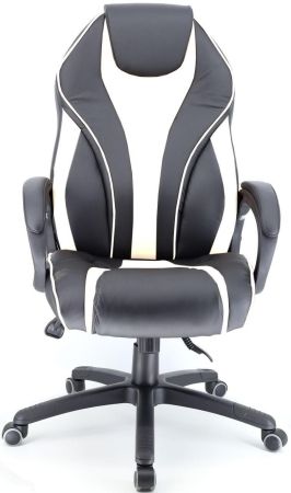 Игровое компьютерное кресло Wing экокожа белый