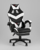 Кресло спортивное TopChairs MG-7019 черно-белый фото в интернет-магазине Stoolmarket