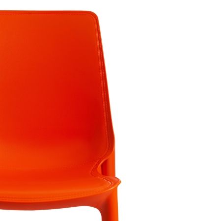 Стул GENIUS (mod 75) оранжевый черный