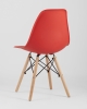 Стул Eames Style DSW красный x4 (разборный каркас)