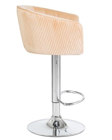 Стул барный DARCY песочный велюр 1922-3