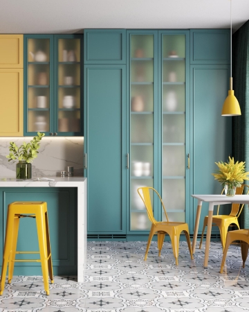 Стул TOLIX желтый глянцевый