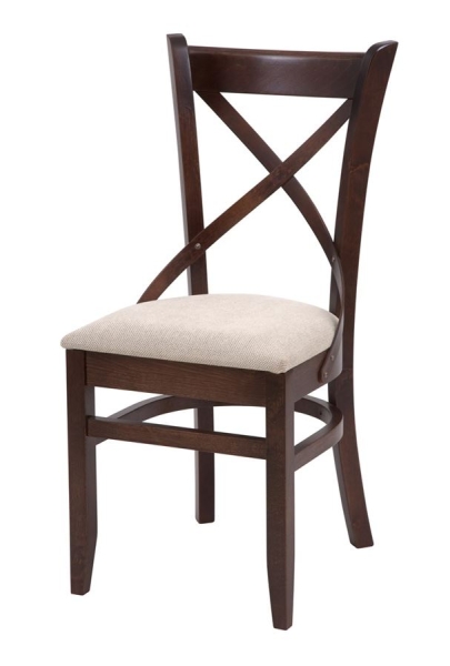 Стул "Hugo" темный тон, бежевый