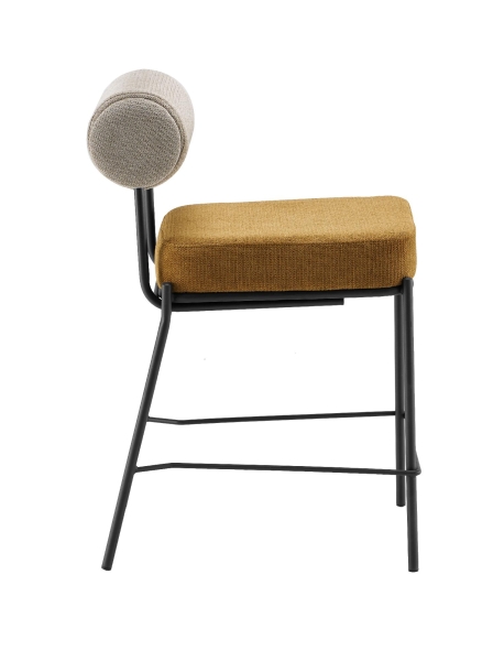 Стул полубарный Ponpoun бежевый терракотовый