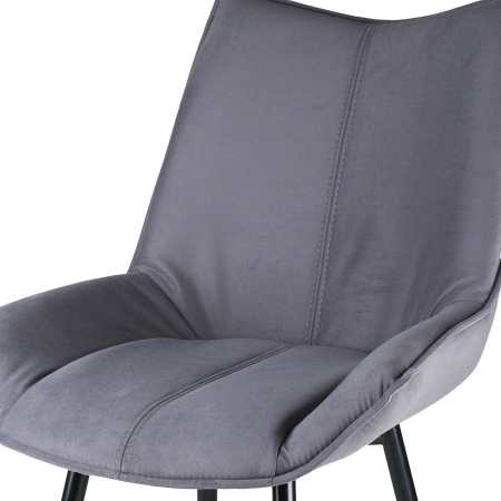 Стул для кухни Осло велюр темно-серый velutto 32
