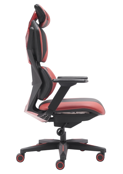 Стул для геймера Tiger экокожа красный