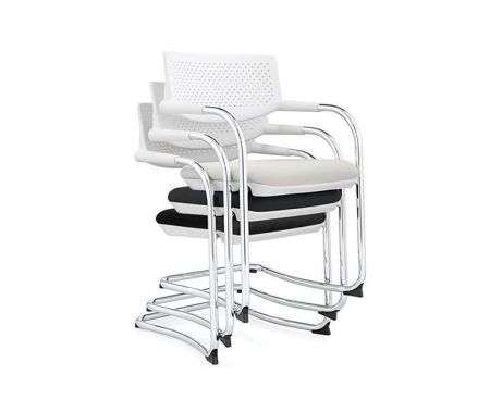 Кресло офисное Самба черный CF хром, черный пластик, черная ткань Кресло офисное Самба черный CF хром, черный пластик, черная ткань