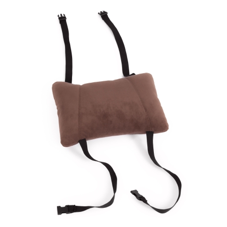 Кресло DRIVER флок и ткань, коричневый