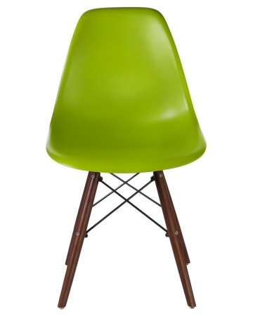 Стул обеденный LMZL-PP623 ножки темный бук сиденья салатовый