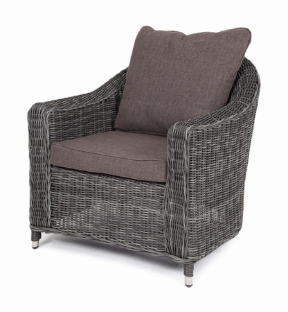 "Кон Панна" кресло из искусственного ротанга, графит