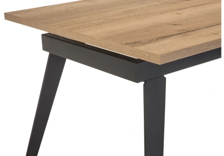 Стол Кхал галифакс графит, натуральный