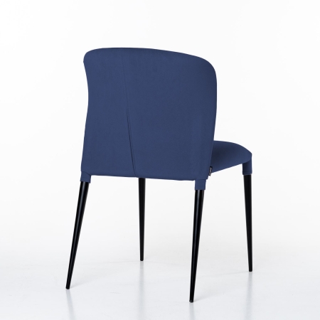 Стул Albert (Альберт) бархат синий